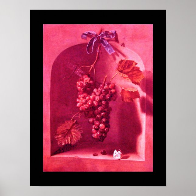 SEASON'S FRUITS -PROSPERITY pink red purple Poster (Front)