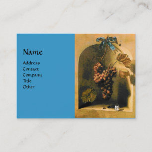 SEASON'S FRUITS -PROSPERITY yellow blue brown Business Card