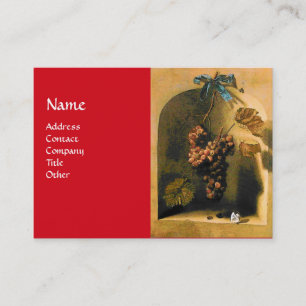 SEASON'S FRUITS -PROSPERITY yellow green brown red Business Card