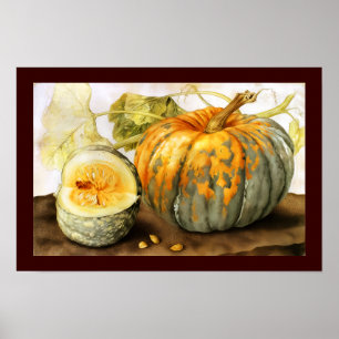 SEASON'S FRUITS / PUMPKINS POSTER