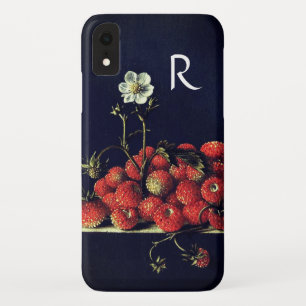 SEASON'S FRUITS,STRAWBERRIES AND STRAWBERRY FLOWER iPhone XR CASE