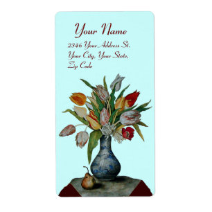 SEASON'S FRUITS -TULIPS blue