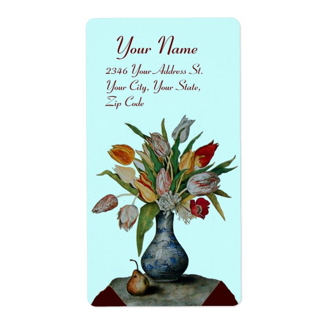 SEASON'S FRUITS -TULIPS blue (Front)