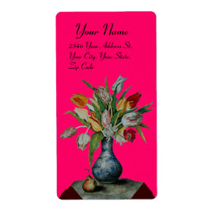 SEASON'S FRUITS -TULIPS, fuchsia