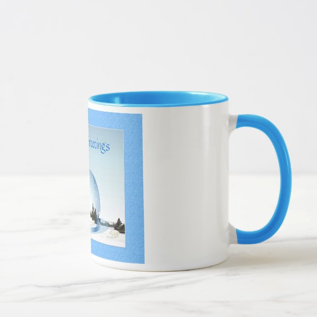 Season's Geetings Customizable Mug (Right)