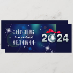 Season's Greetings 2024. Business Corporate Holiday Card