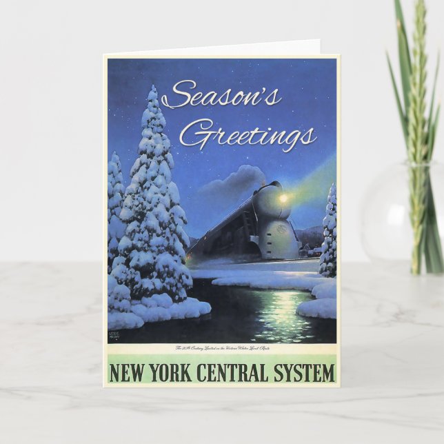 Season's Greetings - 20th Century Limited Holiday Card (Front)