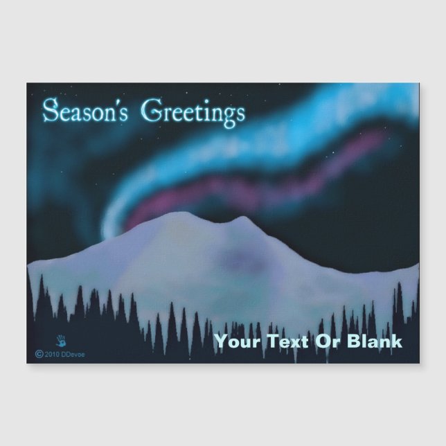 Season's Greetings - Blue Aurora (Front)