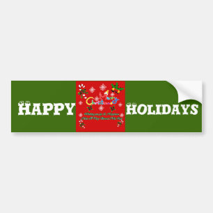 Seasons Greetings_ Bumper Sticker