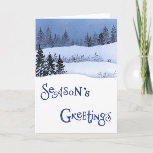 Seasons Greetings Christmas  Card