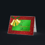 Season's Greetings (Christmas) Holiday Card<br><div class="desc">Icicles and snow Christmas card.</div>