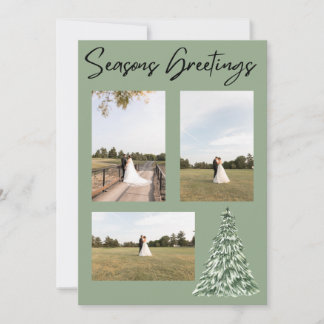Seasons Greetings Christmas Tree Card