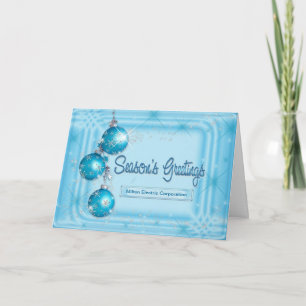 SEASON'S GREETINGS - COMMERCIAL CHRISTMAS CARD