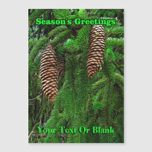 Season's Greetings - Cones And Needles