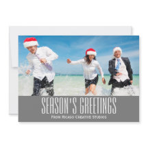 Seasons Greetings Corporate Holiday Photo
