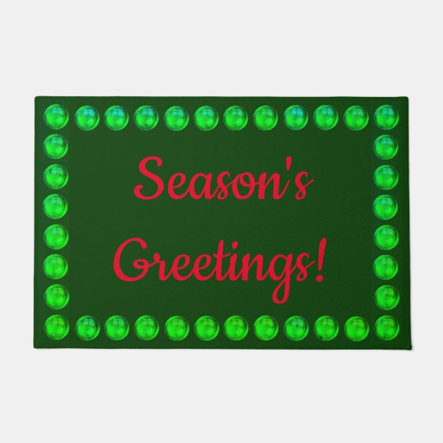 Season's Greetings Doormat (Front)