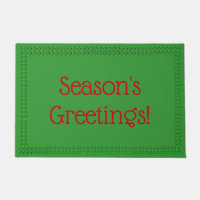 Season's Greetings Doormat, 24 inches x 36 inches