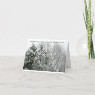 Seasons Greetings folded card
