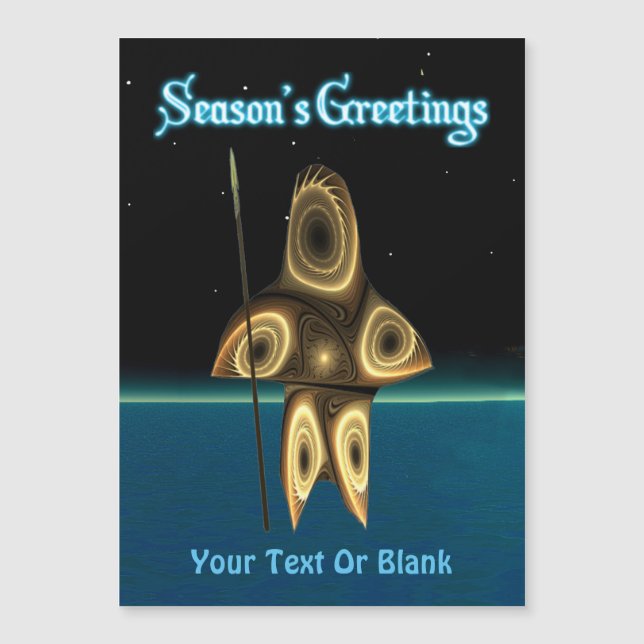 Season's Greetings - Fractal Inuit Hunter (Front)