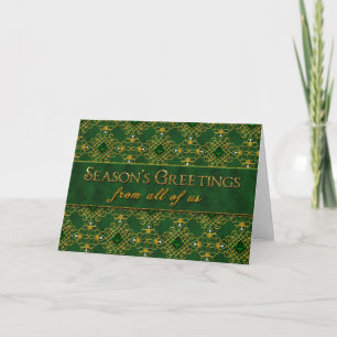 Season's Greetings - From All of Us Holiday Card