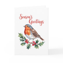 Season's Greetings From Cheerful Robin