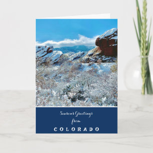 Season's Greetings from Colorado Holiday Card