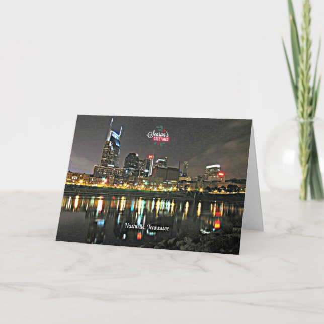Season's Greetings from Nashville, Tennessee Holiday Card (Front)