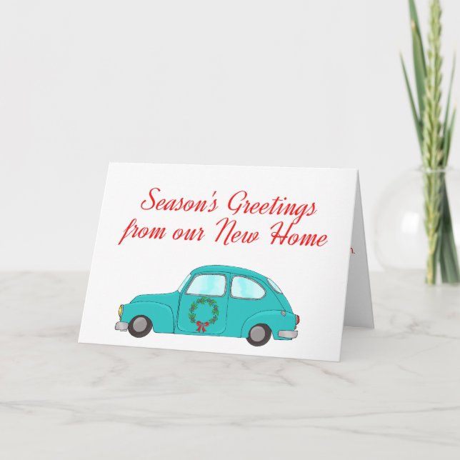 Season's Greetings from new home Holiday Card (Front)