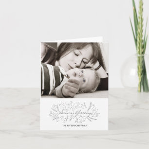 season's greetings holiday card