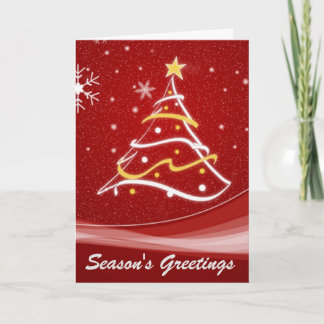 Season's Greetings Holiday Card