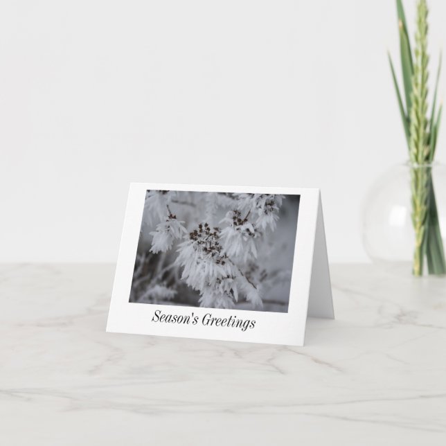 Season's Greetings Holiday Card (Front)