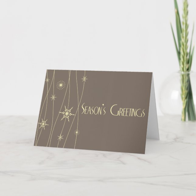 Season's Greetings Holiday Card (Front)