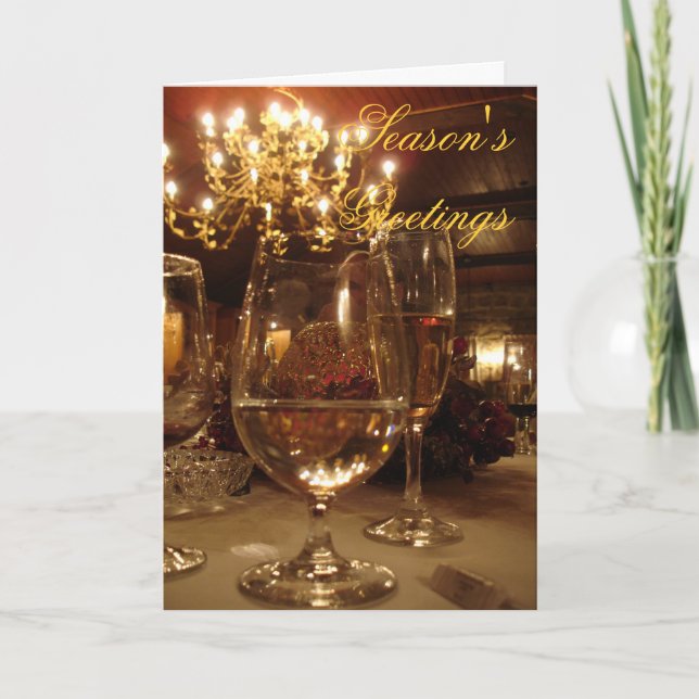 Season's Greetings Holiday Card (Front)