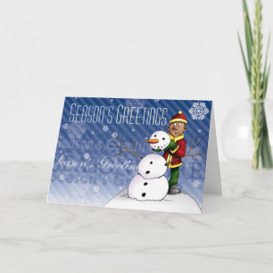 Season's Greetings Holiday Card