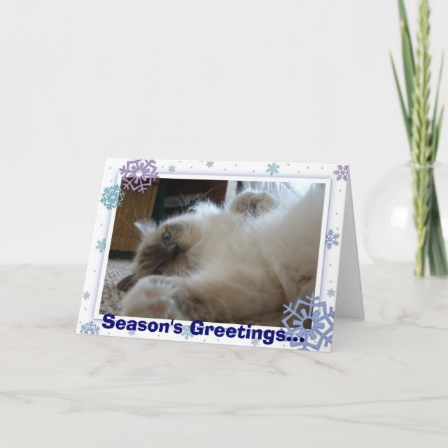 Season's Greetings... Holiday Card (Front)