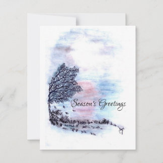 Season's greetings holiday card