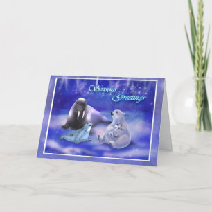 Seasons Greetings Holiday Card