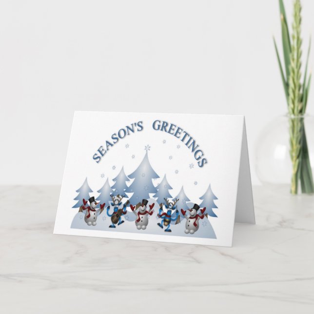 SEASONS GREETINGS HOLIDAY CARD (Front)