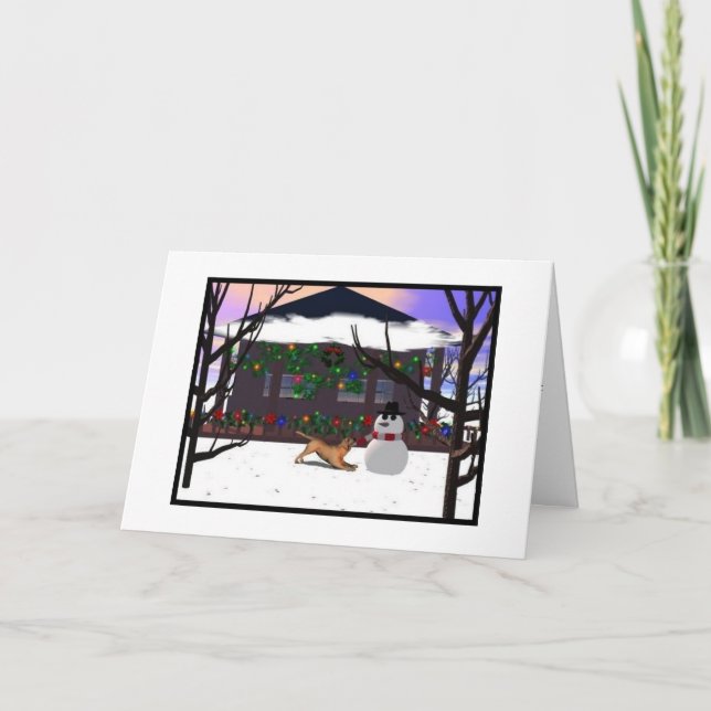 Seasons Greetings Holiday Card (Front)