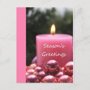 Season's Greetings Holiday Postcard