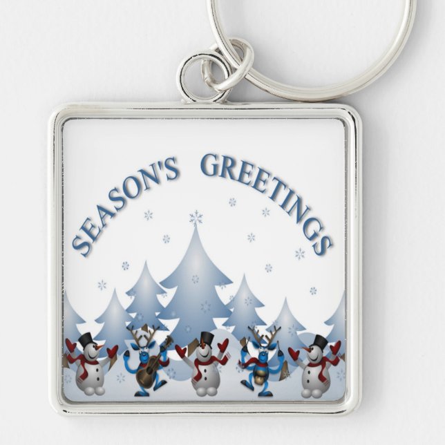 SEASONS GREETINGS KEYCHAIN (Front)