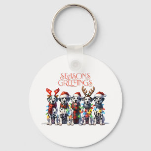 SEASON'S GREETINGS KEYCHAIN
