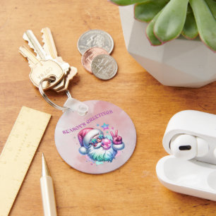 SEASON'S GREETINGS KEYCHAIN