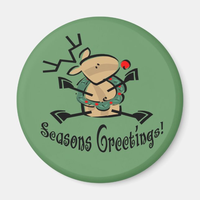 Seasons Greetings Magnet (Front)
