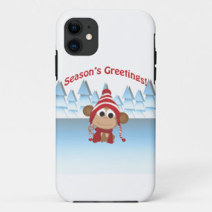 Season's Greetings!  Monkey iPhone 11 Case