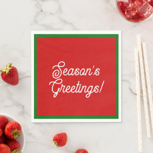 Season's Greetings Napkins