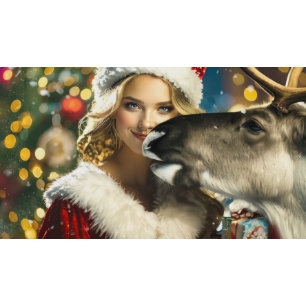 Season's Greetings - Nostalgic Christmas Card
