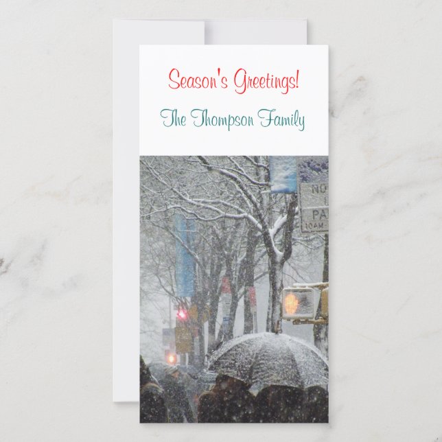 Season's Greetings Photo Cards (Front)
