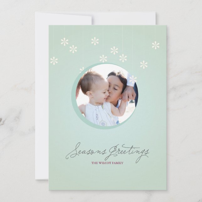 Seasons Greetings {PhotoCard} Holiday Card (Front)