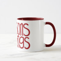 Seasons Greetings Red Mug